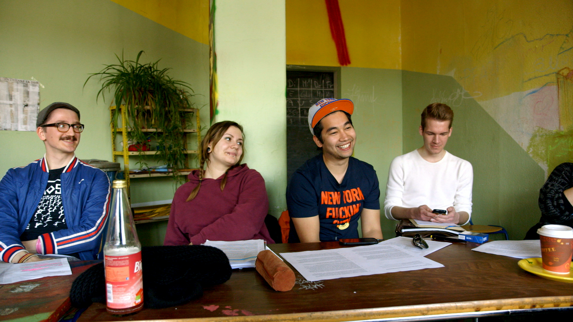 Student in Berlin Rebel High School learning in an environment
without constant pressure